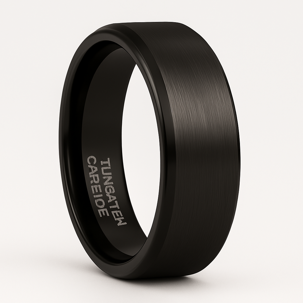 Black Tungsten Ring