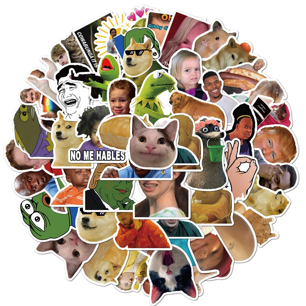Meme Stickers Set