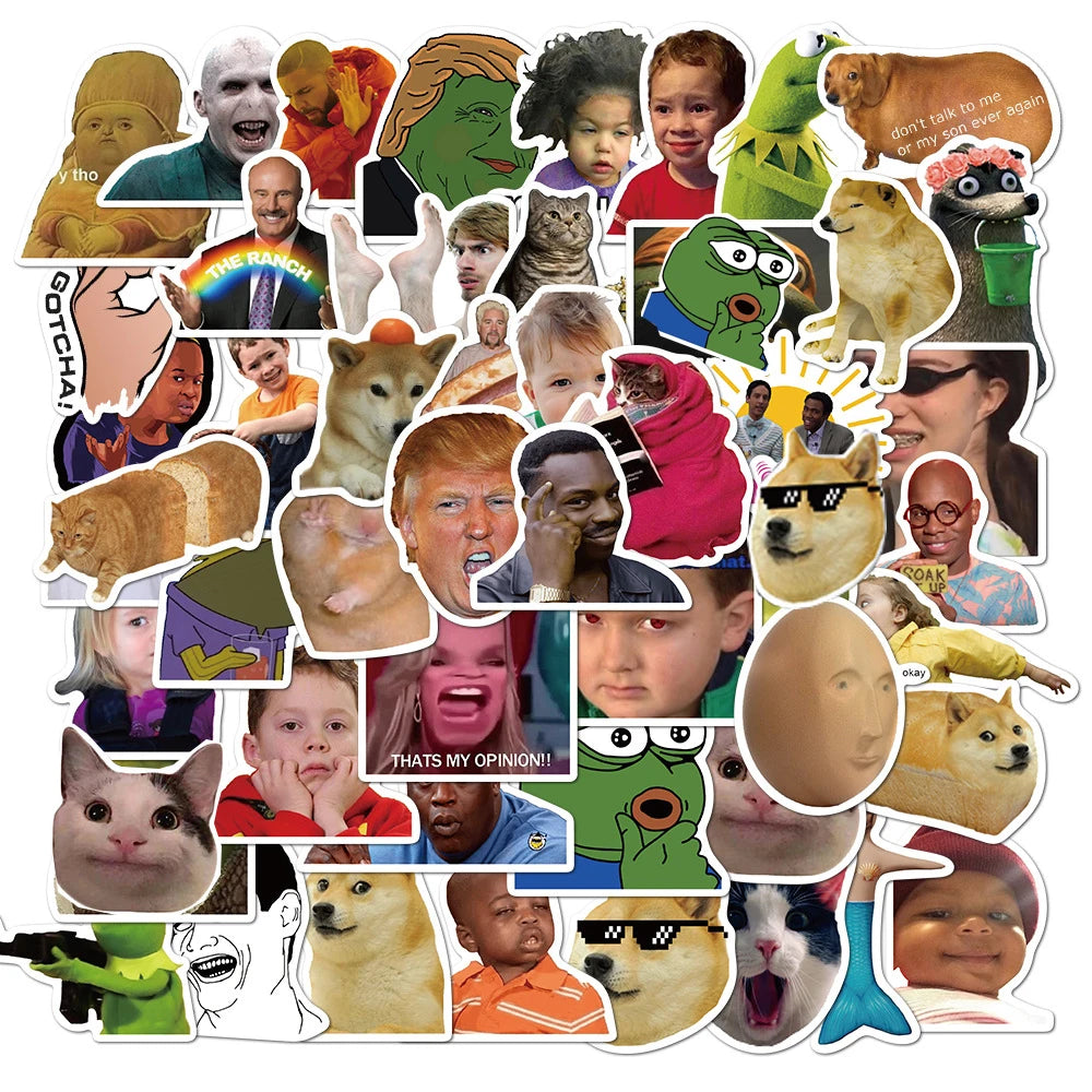 Meme Stickers Set