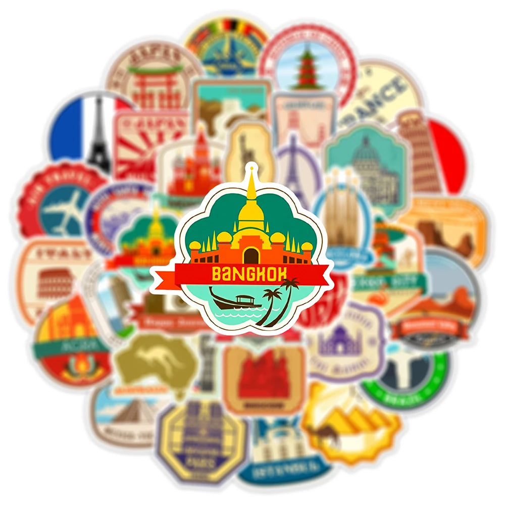 Travel Postcards Set