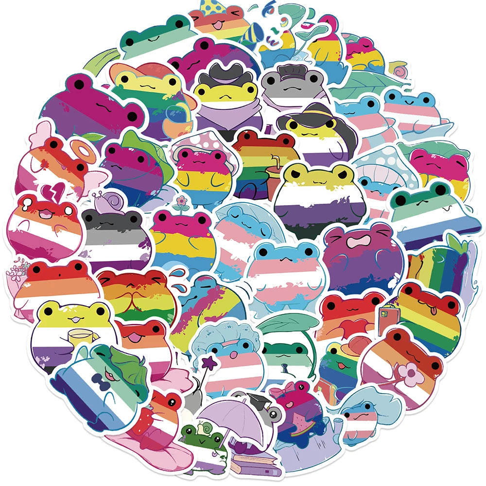 Rainbow Pride Frog Set