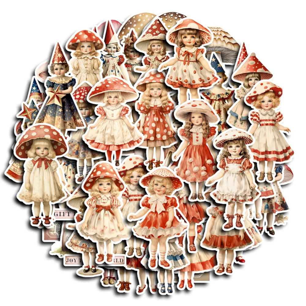 Mushroom Head Girl Set