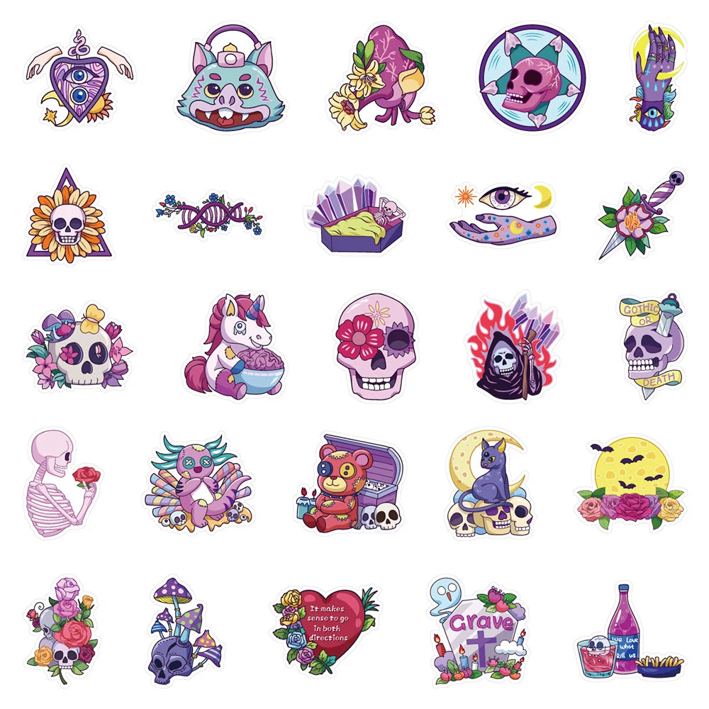 Purple Gothic Horror Set