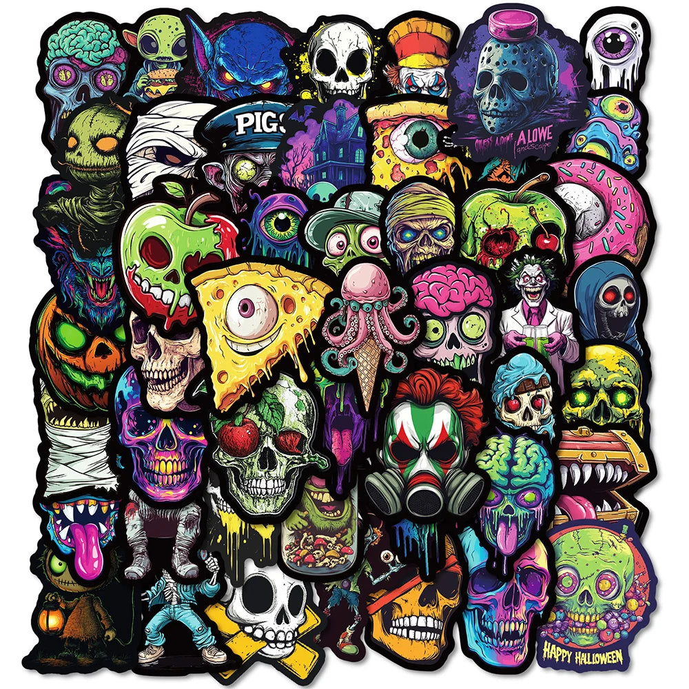 Grafitti Skulls Set