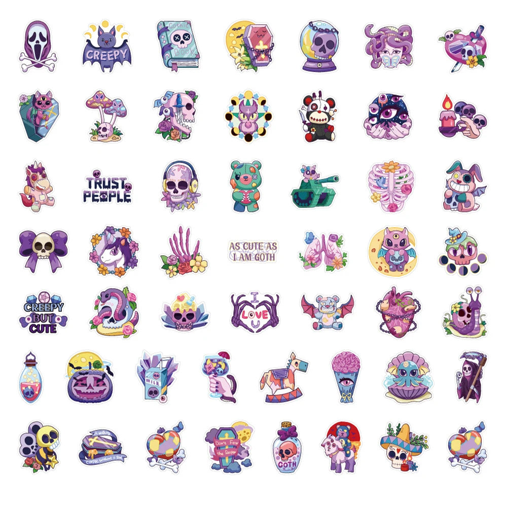 Purple Gothic Horror Set