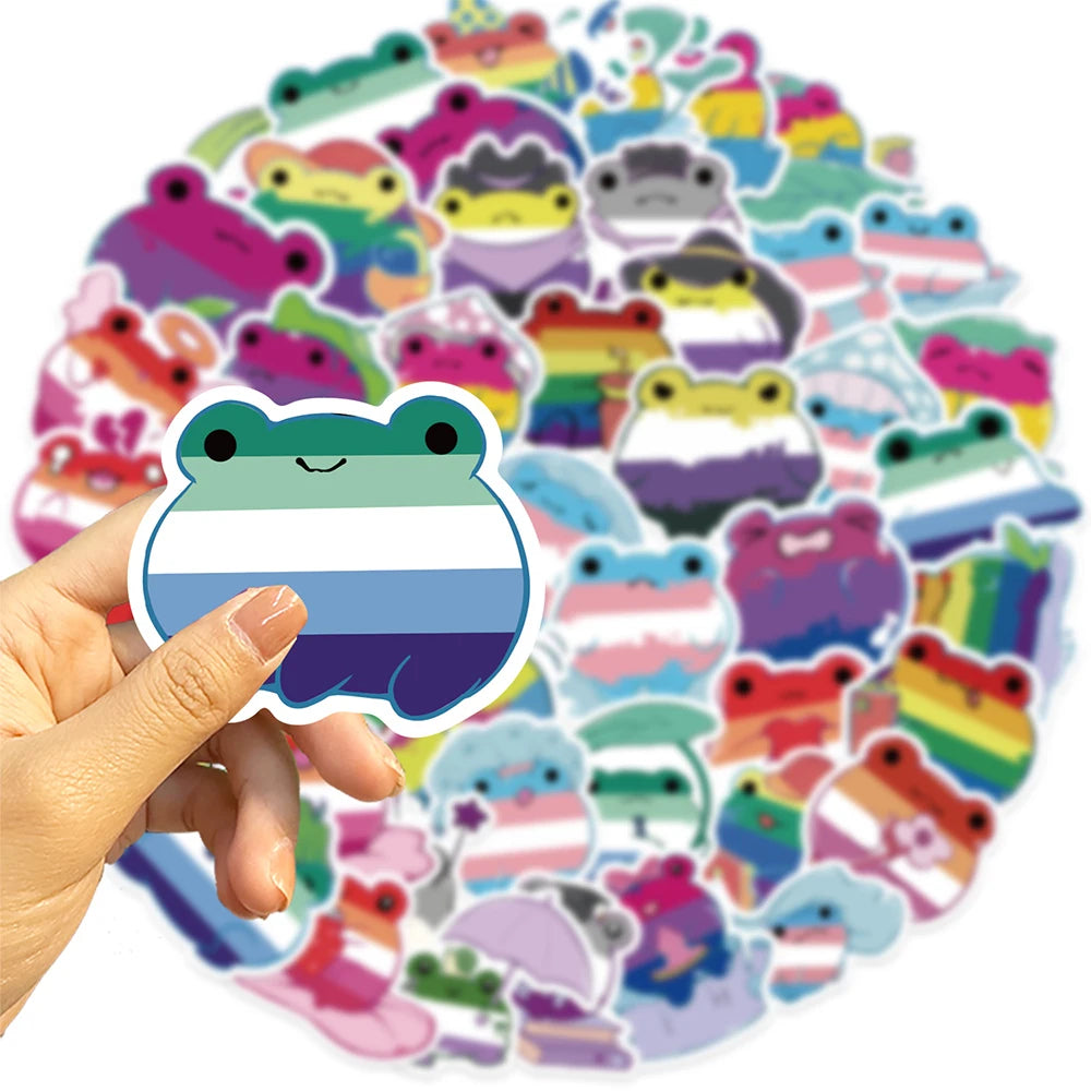 Rainbow Pride Frog Set