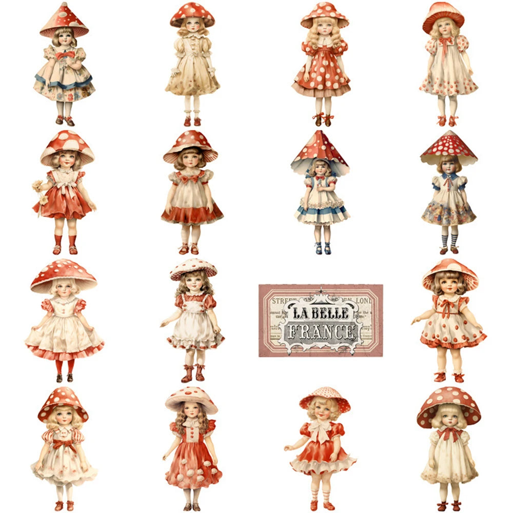 Mushroom Head Girl Set