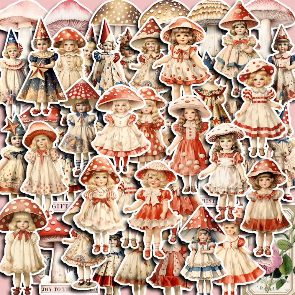 Mushroom Head Girl Set