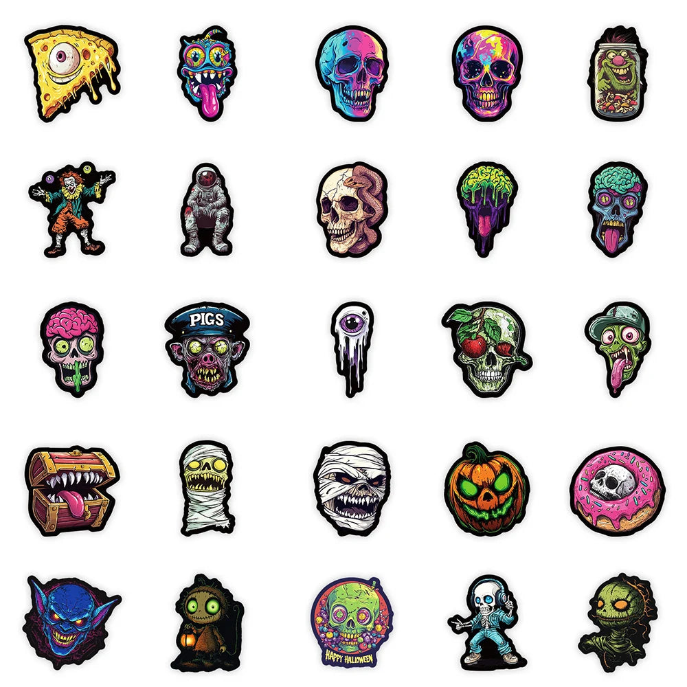 Grafitti Skulls Set