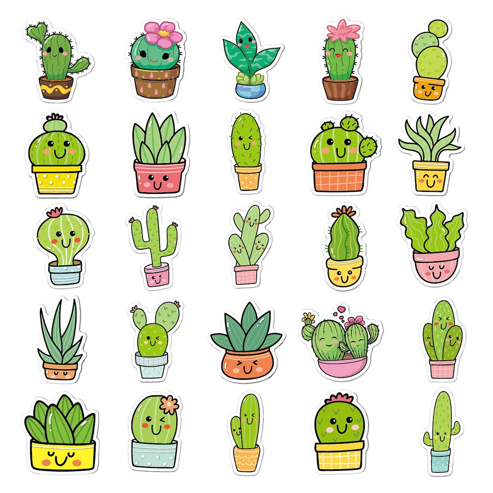 Cute Cactus Set