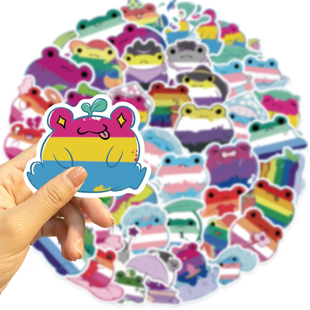 Rainbow Pride Frog Set