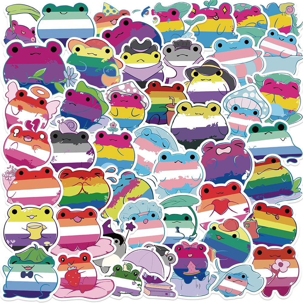 Rainbow Pride Frog Set