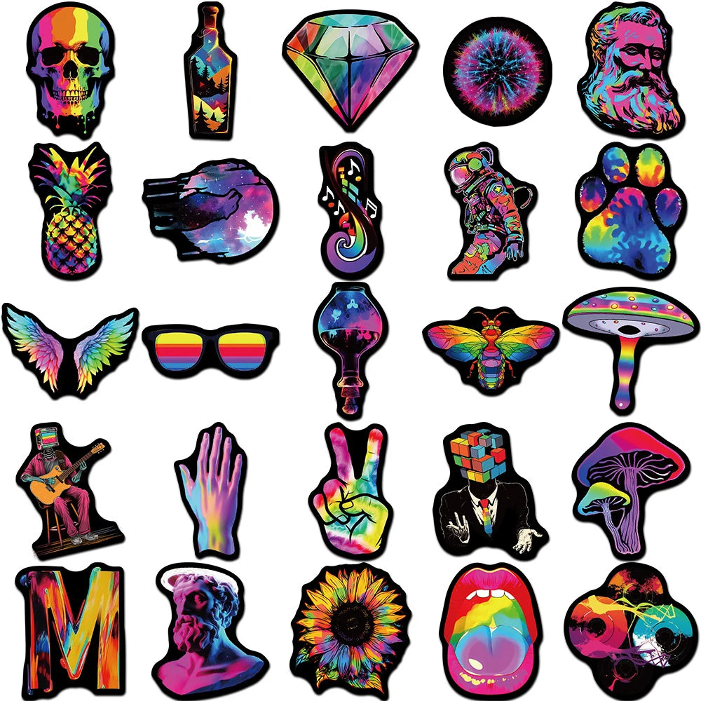 Rainbow Psychedelic Set