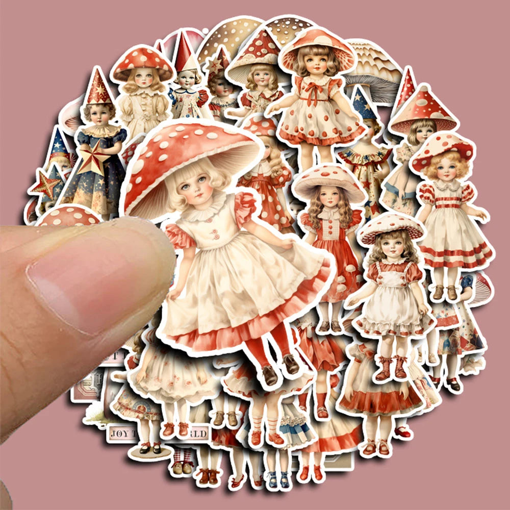 Mushroom Head Girl Set