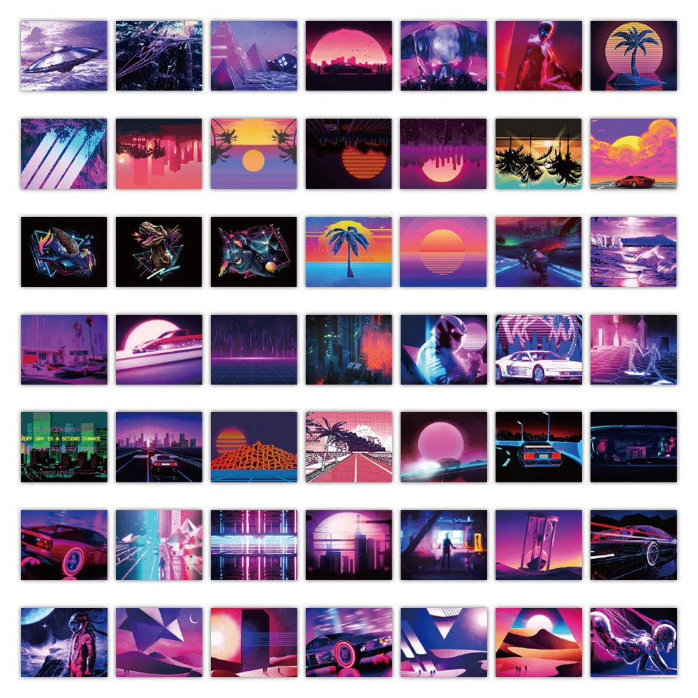 Vibrant Sunset Set