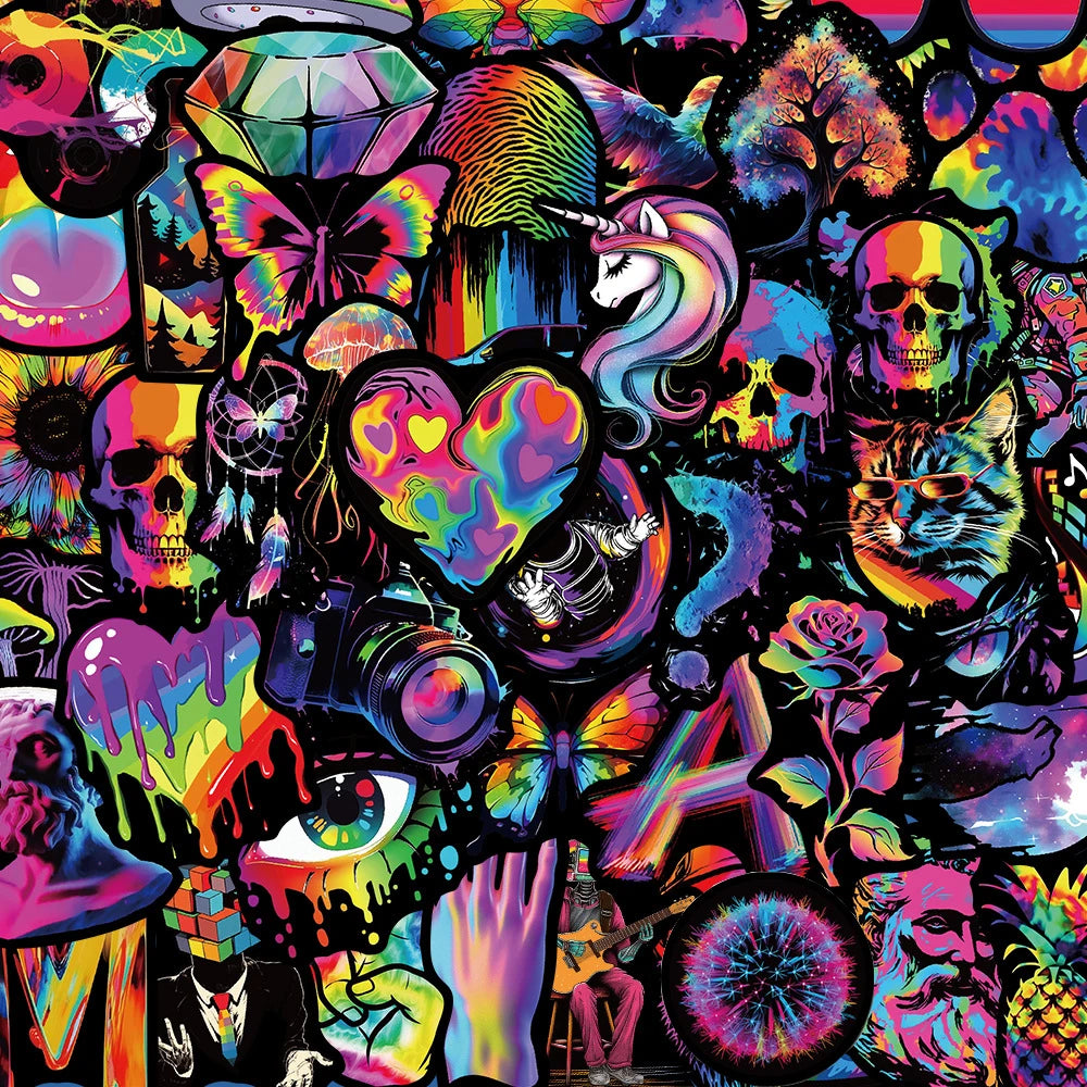 Rainbow Psychedelic Set