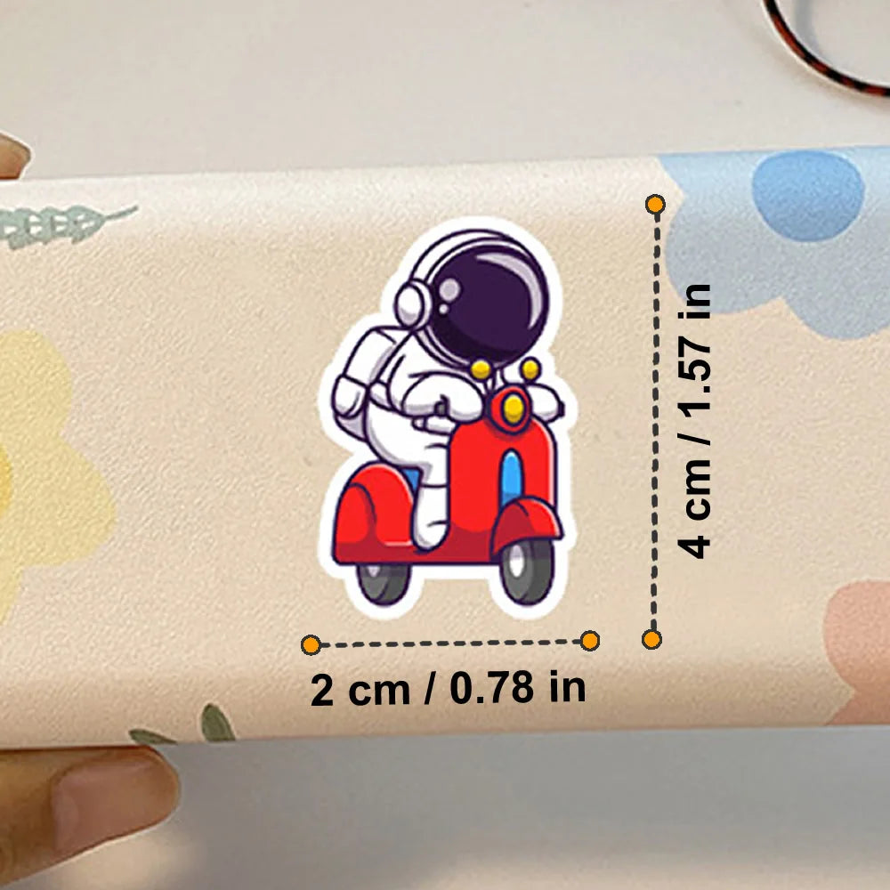 Cosmonaut Cartoon Set