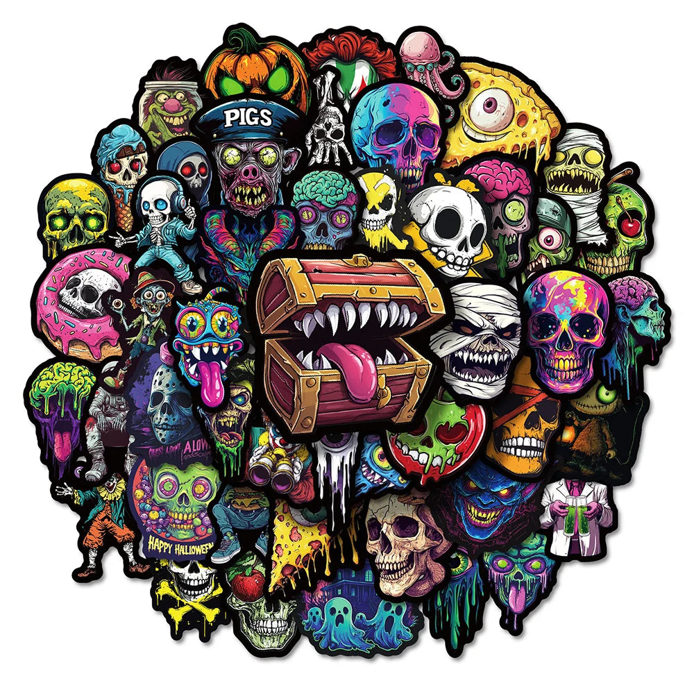 Grafitti Skulls Set