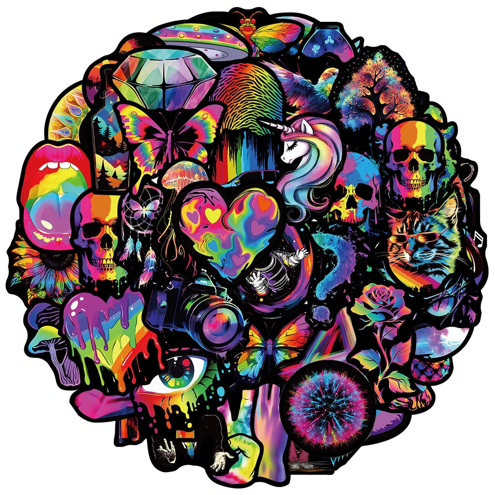 Rainbow Psychedelic Set